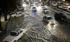 تصاویری از وقوع سیل امروز در جوانرود/ ویدئو 