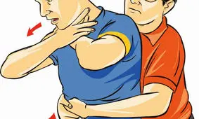 اگر شخصی چیزی در گلویش گیر کرد چه کارهایی را انجام دهیم/ ویدئو