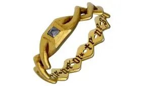 تصویر حلقه ازدواج میلیارد تومانی