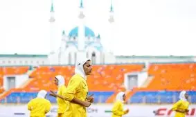 شکست تیم ملی فوتبال زنان ایران برابر روسیه

