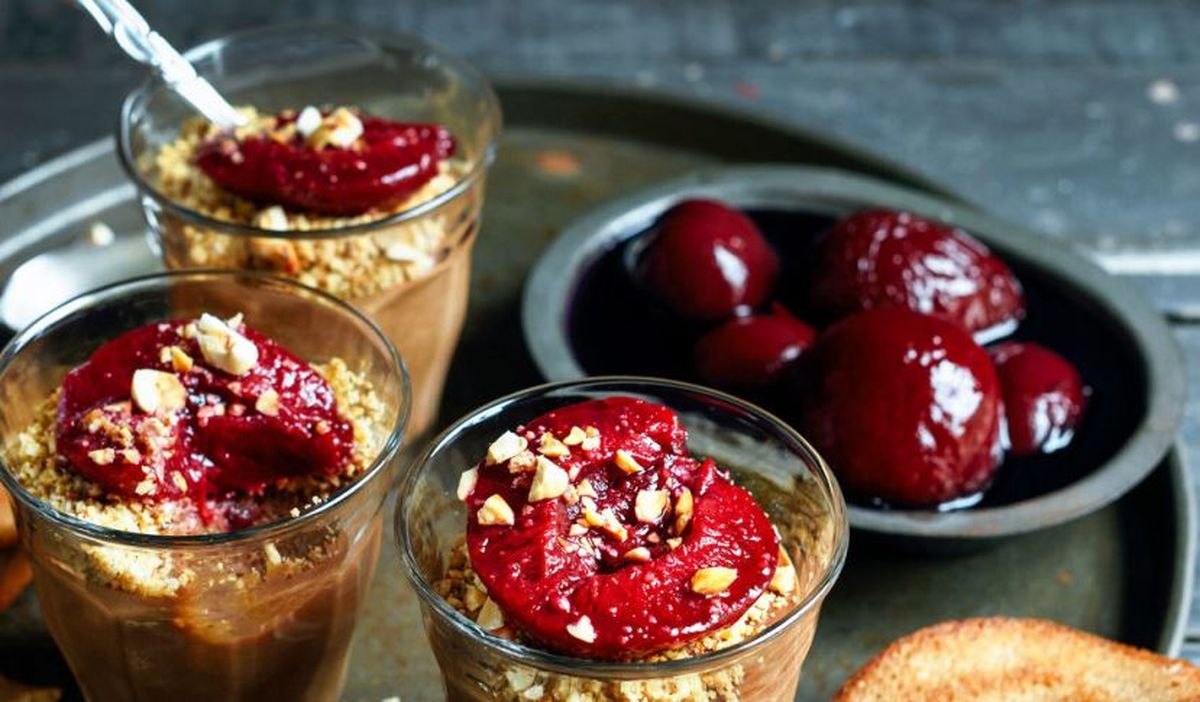 طرز تهیه پاناکوتا شکلاتی