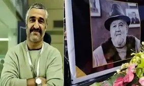 حضور پژمان جمشیدی در مراسم تشییع اکبر عبدی/ ویدئو