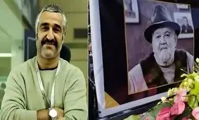حضور پژمان جمشیدی در مراسم تشییع اکبر عبدی/ ویدئو