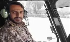 خلبان سانحه هلیکوپتر در زرین‌دشت فارس به شهادت رسید/ شهید صادق رنجبر از پاسداران تیپ مخصوص ۳۳ هوابرد المهدی بود

