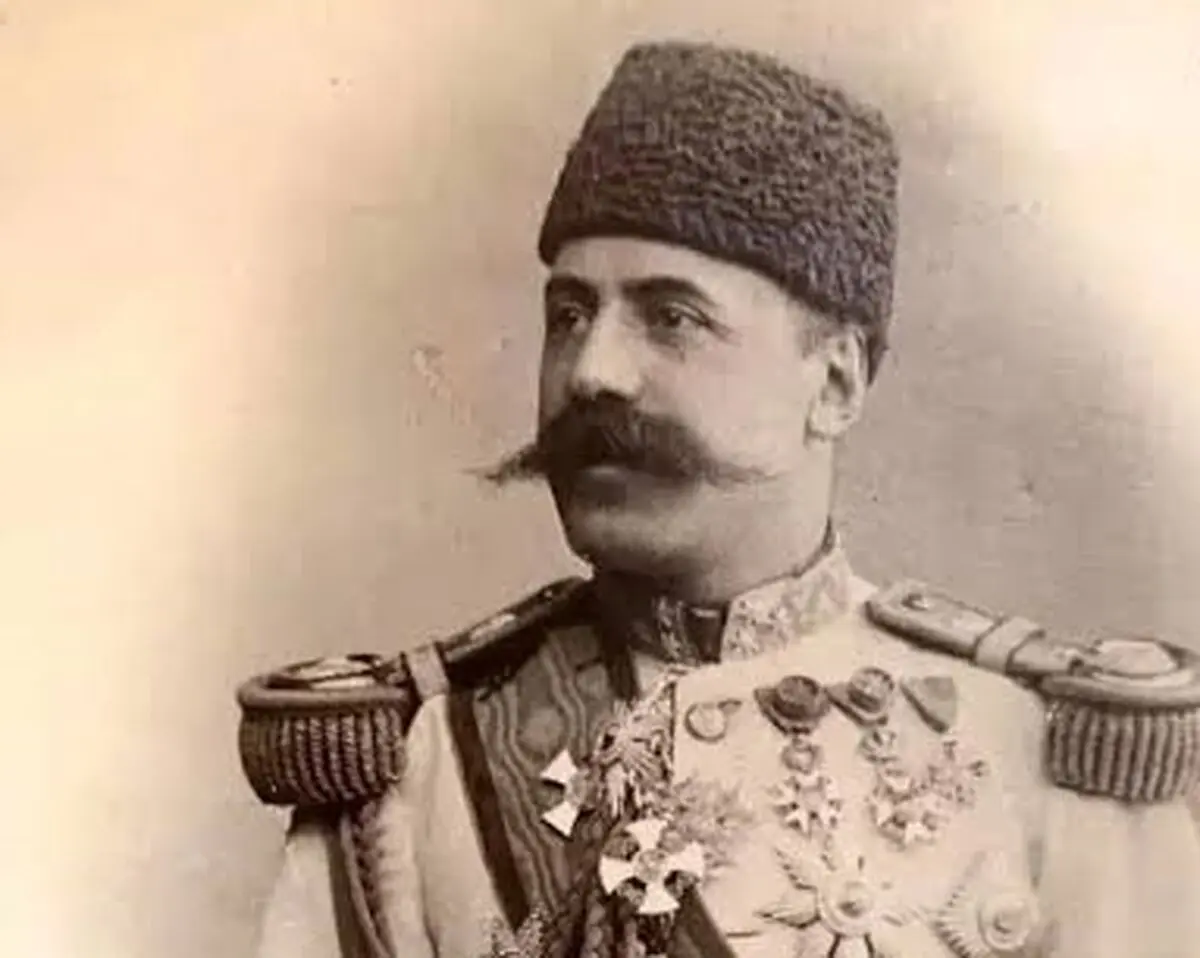 چهره «مفخم‌الدوله» سفیر ایران در آمریکا در زمان مظفرالدین‌شاه