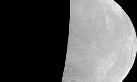 تصویر خارق العاده‌ فضاپیمای "جونو" از قمر سیاره مشتری