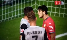 حرکت جنجالی سردار آزمون در بوندس‌لیگا به سبک عابدزاده/ ویدئو