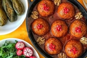 طرز تهیه کوفته هلو شیرازی مجلسی به روش اصیل

