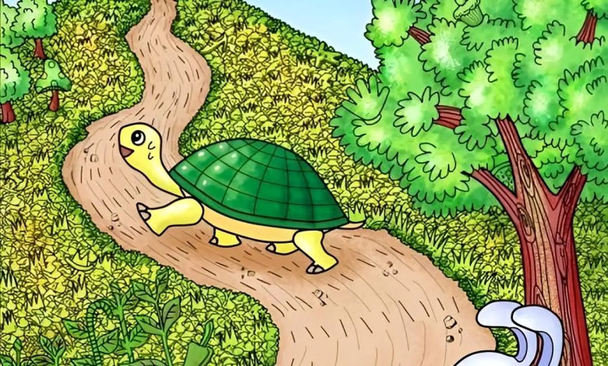 تست بینایی/ کفش پنهان شده در تصویر منظره تپه‌ای را پیدا کنید