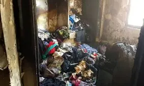 آتش سوزی هولناک در مجتمع مسکونی در مشیریه / 9 نفر نجات یافتند/ ویدئو