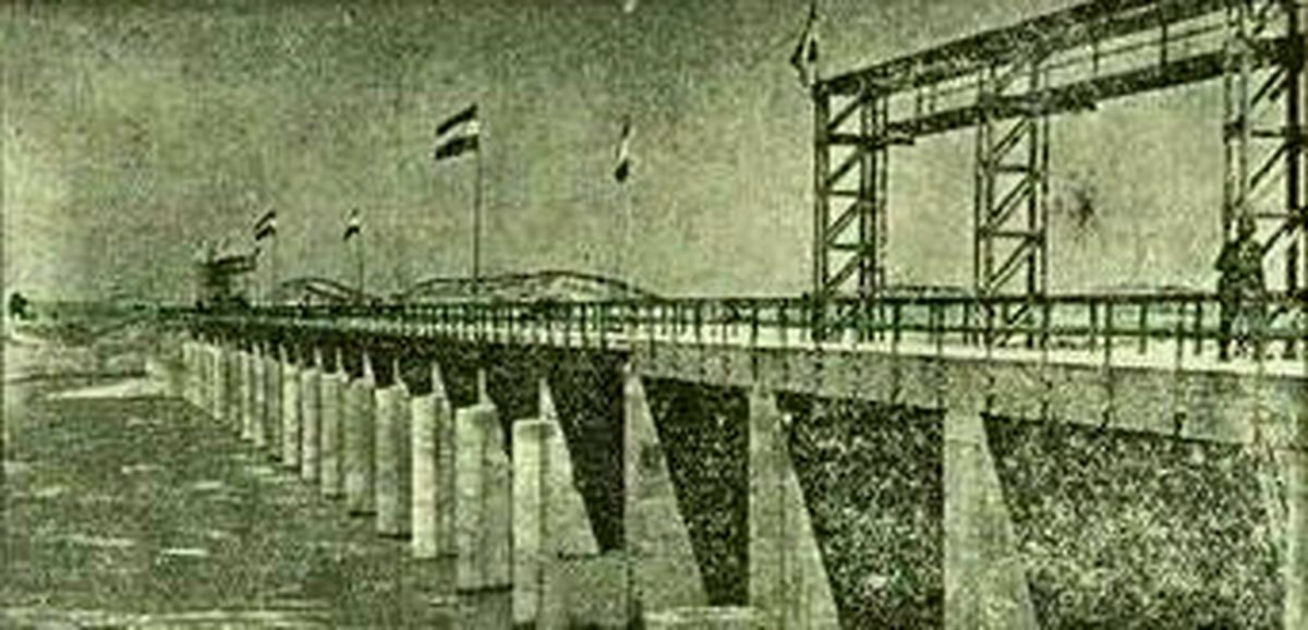  اولین عکس از سد کرخه در ۷۰ سال پیش 