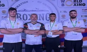 صعود ملک خطابی به فینال بوکس ارمنستان/ محمدنژاد برنز گرفت


