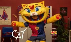 بارسلونا صاحب عروسک رسمی شد/ عکس