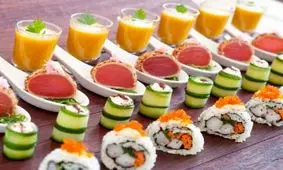 انواع چیدمان فینگر فود به شکل های خلاقانه