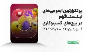 ایموجی‌های محبوب در پیج‌های کسب‌وکاری اینستاگرام