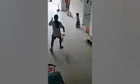 واکنش سریع دختر ۱۱ ساله، جان خواهر نوزادش را نجات داد/ ویدئو