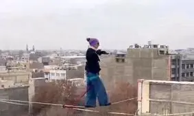 جدیدترین فیلم از دختر بندباز شهریار 