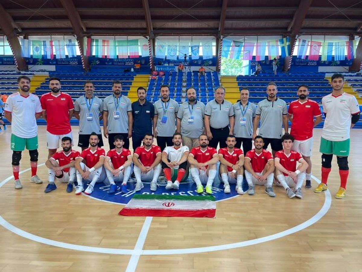 برتری ۱۱ گله فوتسالیستهای ناشنوای ایران برابر انگلیس در قهرمانی جهان