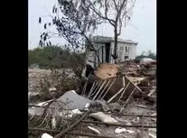 رادار جزیره کیش مورد اصابت قرار گرفت/ ویدئو

