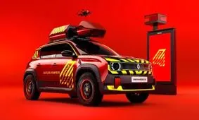 این خودروی رنو با پهپاد فروخته می‌شود! /عکس