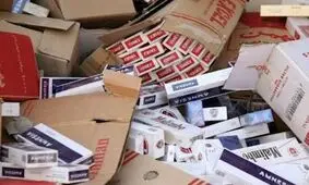کشف سیگار و تنباکوی قاچاق ۶۰ میلیونی