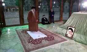 حضور رهبر انقلاب در مرقد مطهر امام راحل و گلزار شهدای بهشت زهرا/ تصاویر

