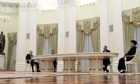 پوتین در دیدار با رئیسی استرس داشت؛ کراواتش را منظم می کرد، پایش را هم تکان می داد
