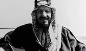 پادشاه عربستان در کنار چرچیل