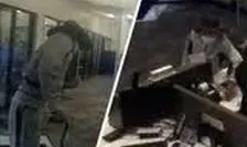 تظاهر به ناتوانی جسمی برای سرقت از بانک/ ویدئو