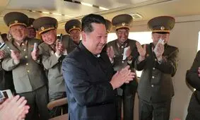 آزمایش موشکی جدید کره شمالی با نظارت کیم جونگ اون

