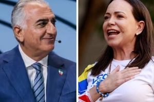 همبستگی برنده جایزه صلح نوبل با رضا پهلوی/ هدف ما مشترک است و ایران و ونزوئلا آزاد خواهند شد/ ویدئو