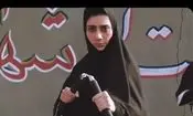 تمرین مونا فرجاد با نانچیکو در پشت صحنه فیلم «آقای زالو» 