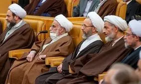 تصاویری متفاوت از آیت‌الله جنتی در کنگره «استاد فکر»