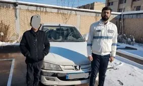 توقیف خودرو سواری با راننده ۱۳ ساله در گلبهار