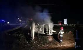  ۲ فوتی در حادثه رانندگی در قزوین