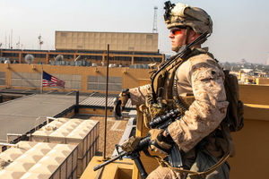 به صدا درآمدن آژیر خطر سفارت آمریکا در منطقه سبز بغداد