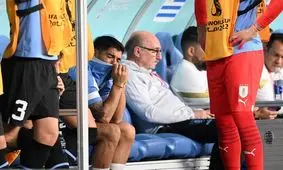 حذف ناباورانه اروگوئه با وجود پیروزی برابر غنا
