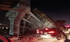 ریزش پل در کربلا/تاکنون ۵ نفر مصدوم شده اند