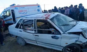 مصدومیت ۷ معلم ریگانی در تصادف امروز