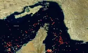 عبور ابرنفتکش حامل 2 میلیون بشکه نفت خام عراق از تنگه هرمز