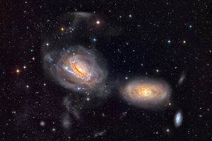 کهکشان مارپیچی NGC 3169 فروپاشید