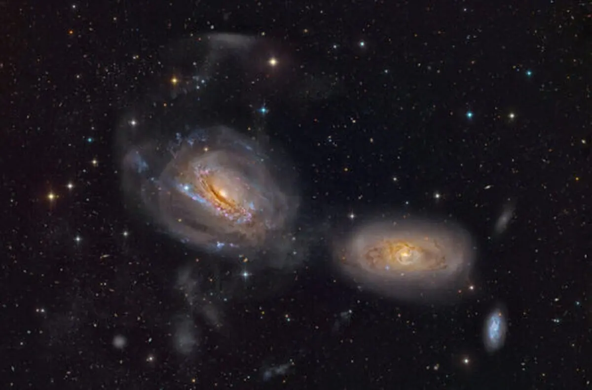کهکشان مارپیچی NGC 3169 فروپاشید