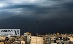 آسمان تهران در روز نهم جنگ/ تصاویر

