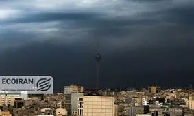 آسمان تهران در روز نهم جنگ/ تصاویر

