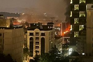 حمله اسرائیل به ستاد وزارت دفاع در تهران 