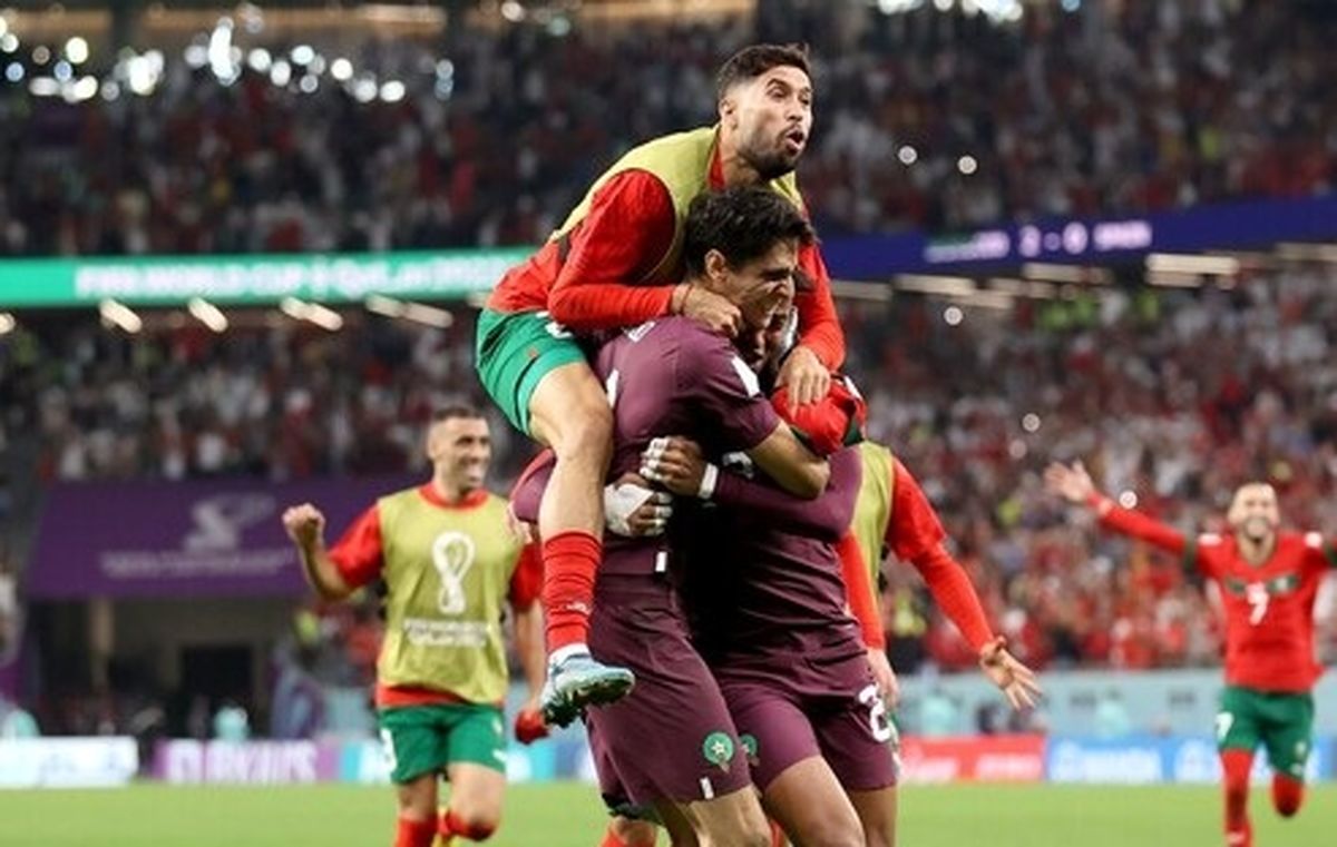 مراکش با شکست اسپانیا به مرحله یک چهارم نهایی صعود کرد/ نتیجه 3 بر صفر در ضربات پنالتی