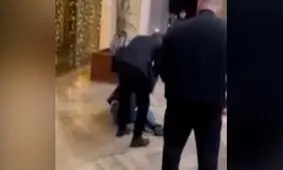  ضرب و شتم نخست‌وزیر اسبق گرجستان/ ویدئو

