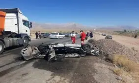 برخورد پژو با تریلی در سیستان‌وبلوچستان منجر به جان باختن 6 نفر شد