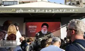  تصاویری از لبنانی های حاضر در سخنرانی سید حسن نصرالله در بیروت
