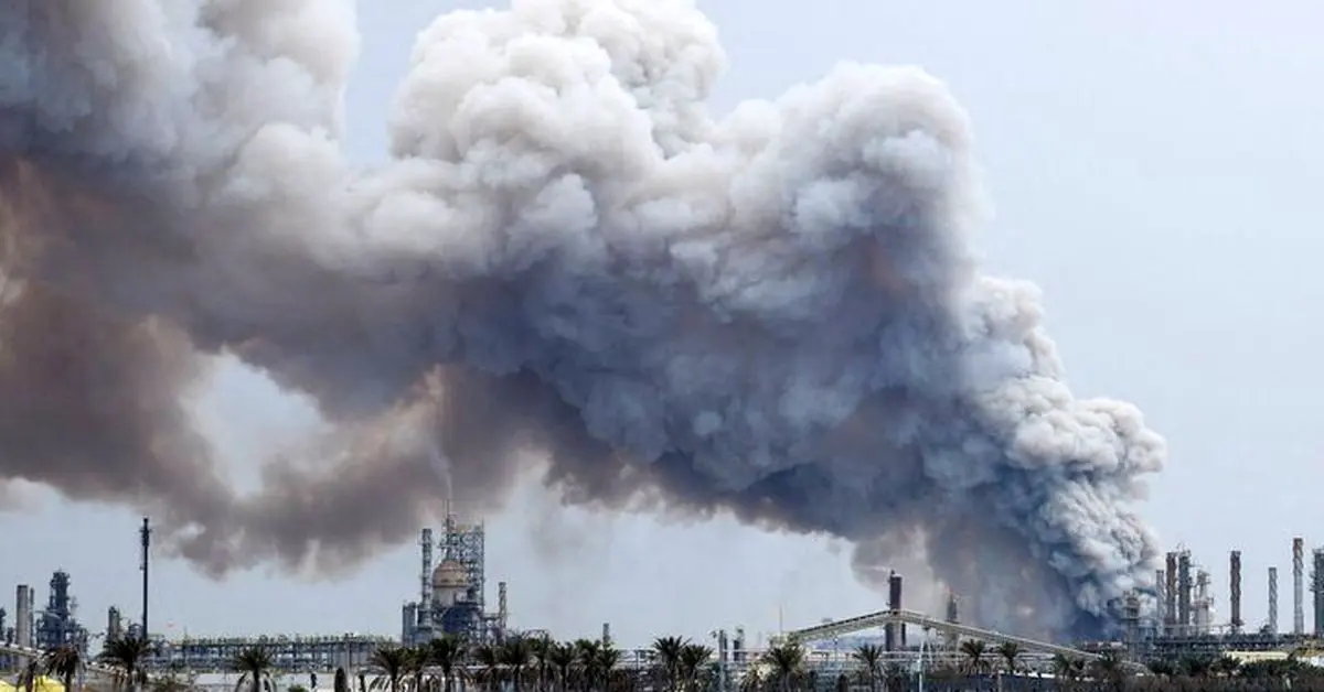 حمله پهپادی به مخزن شرکت باپکوی بحرین

